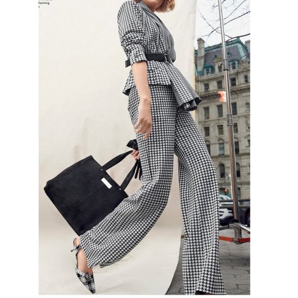 CAbi | Pants & Jumpsuits | Cabi 392 Houndstooth Trouser Size 4r | Poshmark